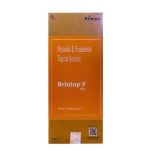 Brintop F 10% Minoxidil & Finasteride Topical Solution with Transcutol P 100ml